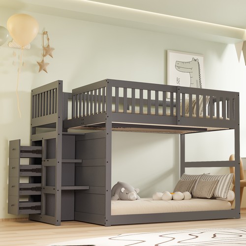 Niedriges etagenbett 140x200cm - niedriges,