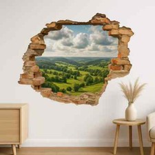 3D Mauerloch Wandtattoo – Coole Illusion für Wand, Flur & Jugendzimmer