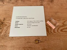 Neu - Uhr Tafel PORSCHE DESIGN