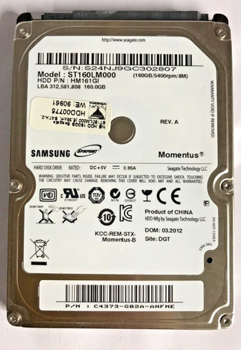 160 sata notebook - sata,
