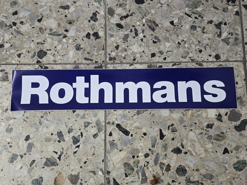 Rothmans aufkleber vintage - rothmans,