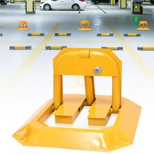Parkplatzsperre Klappbar 2x umlegbar klappbares Absperrpfosten Abschließbar