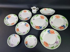 Villeroy & Boch Amapola 10 tlg. Set Teller Schale Kanne Porzellan Blumendekor