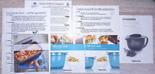 NEU Tupperware 3x Rezepthefte
