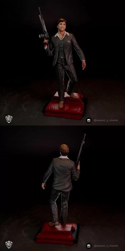 Tony montana scarface model - scarface, 3d