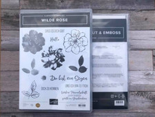 Stampin Up Stempelset WILDE ROSE & Stanzformen, wunderschöne Rarität