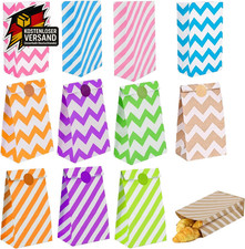 Farbig Papiertüten Geschenktüten Butterbrottüten Bunt Verpacken Geburtstag Hochz