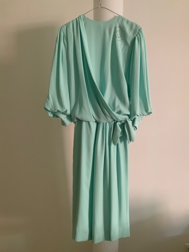 Cocktailkleid vintage türkis - vintage,