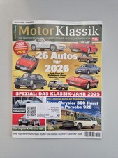 Motor Klassik aktuelle Abo Sonderausgabe 2025 - nicht im Handel erhältlich!
