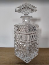 Vintage DDR Glas Karaffe