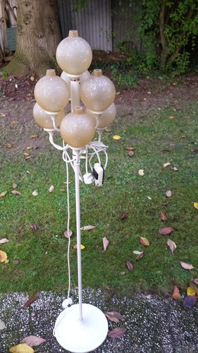 150 weiße sputnik eisglas - cm,