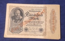 Reichsbanknoten 1000 RM mit