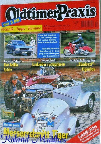 Oldtimer praxis opel - praxis, 12-99+opel