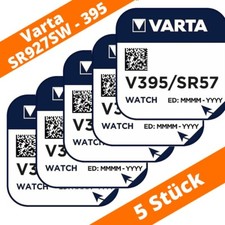 5 x Varta V395 1,5V SR57