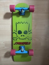 Santa Cruz Bart Simpson Skateboard Cruiser Board Limited 2012 Simpsons Rare