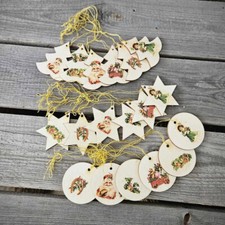 Vintage 24 Holzanhänger