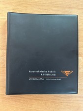 FEISTEL Pyrotechnik Katalog ca. 1980 Signalkörper, Nebelkörper etc. Militaria