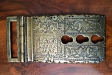 Gürtelschnalle, 1806 datiert 