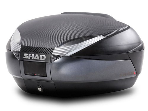 Shad 48l top - box, schwarz/grau