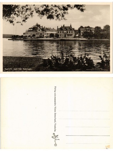 Cpa vaxholm sedd fran - vaxholm,