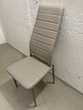 4er SET Esszimmerstuhl Essgruppe Küchenstuhl Essstuhl in Beige