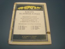 Klassische Klavier Notenschule: Leichte Klassiker Schule- Schott-  Antiquarisch