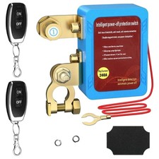 12V Doppelte Auto Batterie Trennschalter Stromschalter mit 2x Fernbedienung DHL