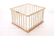 altes Laufgitter Laufstall Kinder Holz mit Matratze Vintage