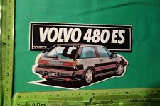 Alter Aufkleber Auto VOLVO 480 ES 