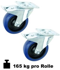 2x 125 mm SL Blue Wheels