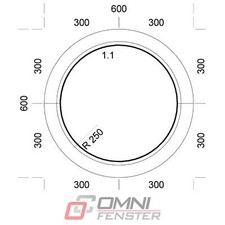 Rundfenster 60 cm durchmesser