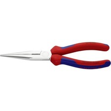 Knipex 26 15 200 Werkstatt Flachrundzange Gerade Chrom-Vanadium Elektrostahl 200