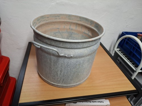 Zink kessel metall - zink, pflanztopf