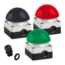 Grobhandtaster Fußtaster Pilztaster Not-Aus Pilz Taster IP65 Garagen Tor Antrieb