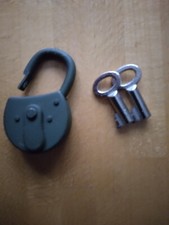 Bundeswehr Bw Vorhängeschloss Bügelschloss oliv Spindschloss 2 Schlüssel