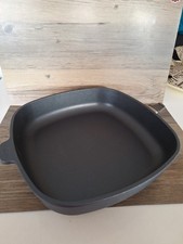 WOLL Titan Best Guss-Viereckpfanne 28 x 28 cm mit Deckel und abnehmbaren Griff