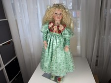 Künstlerpuppe Ute Kase Lepp Sammler Porzellan Puppe 80 cm Kleiner Defekt
