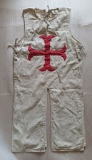 Waffenrock Mittelalter, Tempelritter, Gr. S-M, gebraucht