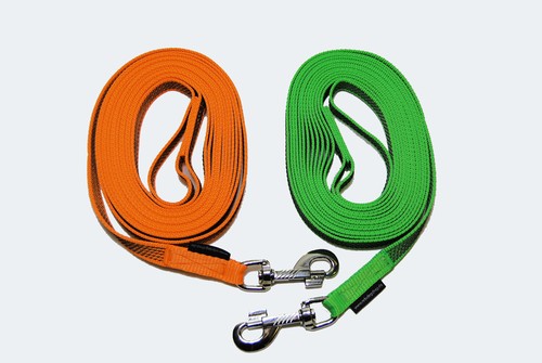 Gummierte hundeleine 15mm als - gummierte,