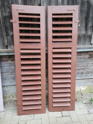 Paar fensterladen holz - 1,
