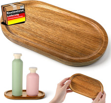 Holz Serviertablett oval