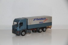 1/50 Conrad Iveco Euro-Tech 3-Achs Pritschen-Planen TOP sehr selten ohne OVP