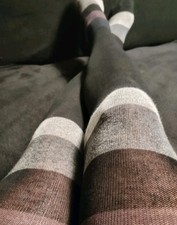 gebraucht & getragen - Strumpfhose Falke bunt Ringel