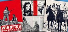 WINNETOU TEIL 1 FILMPROGRAMM 1963 DÄNEMARK PIERRE BRICE LEX BARKER MARIE VERSINI