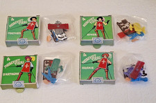 Ü-Ei Steckis 1978 D/EU Steckfiguren Satz 4 Moschettieri Box Giocas Gio cas rar