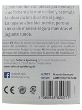 Selecta Sortierrolle Steckspiel Holz Mehrfarbig ab 12 Monate Steckbox Rolleffekt