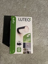Lutec LED Außenleuchte Wandlampe Cyra Anthrazit IP54 8W 500lm warmweiß drehbar