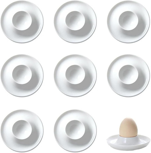 Eierbecher weiß stück - weiß,8,