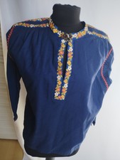 Folklore Tunika Blau Mit