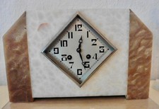 Kaminuhr Marmorgehäuse Art Deco  39 x 21,5 x 10 cm - funktioniert nicht